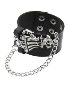 1pc Punk Rivet Gothic Style Unisex Bracelet, Unique & Creative Accessories For Daily Wear, Christmas Party, Valentine Gift,Mom,Mother,Mother's Day,Gift