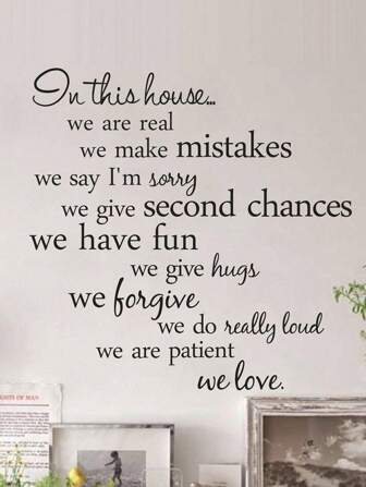 1pc Slogan Graphic Wall Sticker, Modern Letter Word Print Wall Decal For Home Decoration,Stickers,Wall Decal,Vinyl Decal For Home Decorations,Quote Wall Sticker Decoration Items Refresh Your Home Gifts Birthday Graduation Room Decor Wall Decor Bathroom Decor Bedroom Decor Room Decoration Stuff Living Room Decor House Decor Home Decor Living Room Wall Art Wall Paper Personalised Stickers