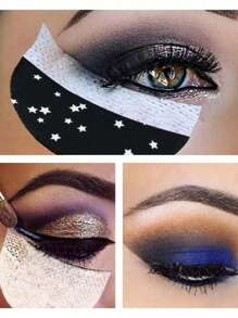 200/150/100片装一次性眼线笔尖套,无绒毛贴片,适用于假睫毛嫁接、化妆工具、化妆品、价格实惠、房间装饰、梳妆台、旅行、卧室、化妆配件、价格实惠、圣诞礼物、化妆品、化妆工具、便宜货、礼品、女士礼品、圣诞礼物、赠品、旅行、便宜货、旅行必备 - 黑色 - 查看 3