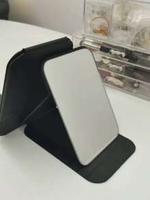 Espejo de maquillaje portátil de escritorio, espejo plegable de alta definición para uso personal, dormitorio de estudiantes y hombres