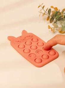 Silicone Bunny-Shaped Chewable Teething Toys, Pressable Bunny Teethers, Suitable For Soft Teething Toys For Both Boys And Girls.