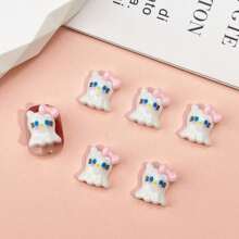 Sanrio Sanrio Mignon DIY/ 40 pièces/20 pièces/10 pièces Mignonnes décorations en résine 3D mini hello kitty de dessin animé, pour nail art/fabrication de bijoux - Lot en vrac, convient pour la création de bijoux DIY