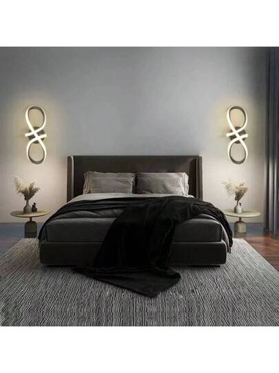 Minimalist Moderne Bedroom Wand Lamp, Corridor Hallway Entrance Balcony Living Room Background Lighting Fixtures view 2