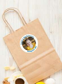 1.57/1.97/2.36/2.76-Inch Custom Stickers And Logos, Customizable Photos And Text, Birthday Stickers, Design Your Own Stickers, Personalized Stickers, Suitable For Various Occasions, Photos, Images, Labels, Custom Logo Stickers, Valentine's Day Stickers, Birthday Party Invitations, Gratitude Party Supplies,Graphic Print