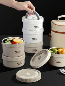 Hộp đựng thức ăn giữ nhiệt có nắp, chống rò rỉ, dành cho học sinh, nhân viên văn phòng - Nhiều màu - Xem 2