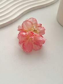 1pc Dried Rose Flower Hair Clip Claw For Women, Cute And Elegant Hair Accessories Suitable For Daily Use