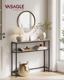 VASAGLE Bench Table - Grey - View 1