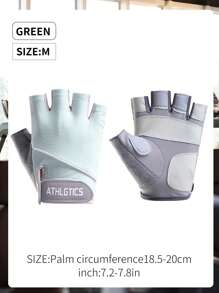 1pc Silky Sports Wrist Support Band For Yoga, Cycling, Fitness, Weightlifting, Workout Accessories, Anti-Slip Fingerless Gloves