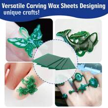 Jewelry Casting Wax Sheets, Slices Shaped Wax For Carving & Mold Making, Used For DIY Jewelry Ring Crafting