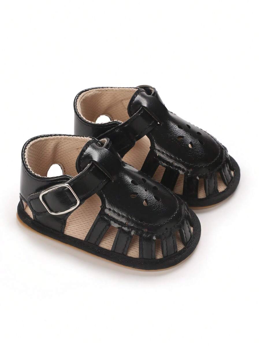 Breathable Non-Slip Summer Sandals For Infants And Toddlers - Black - View 1