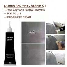 NetHong 2X Black Leather Vinyl Repair Kit For Furniture Couch Car Seats Jacket - Black - View 8