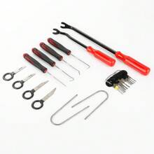 Das 35-teilige Car-Audio-Reparaturwerkzeugset eignet sich für die Kfz-Verkleidung, einschließlich Türverkleidungen, Leitungen, Entfernung und Einbau von Fensterabdeckungen, Befestigungen, Plaketten, Verkleidungen und mehr.