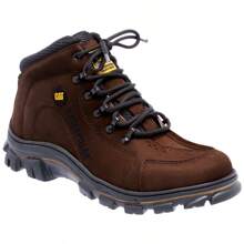 Bota Couro Coturno Masculino Adventure Caterpillar Qualidade