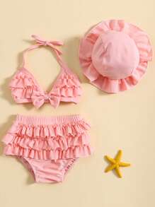 Baby Girls Beachwear - Pink - View 2