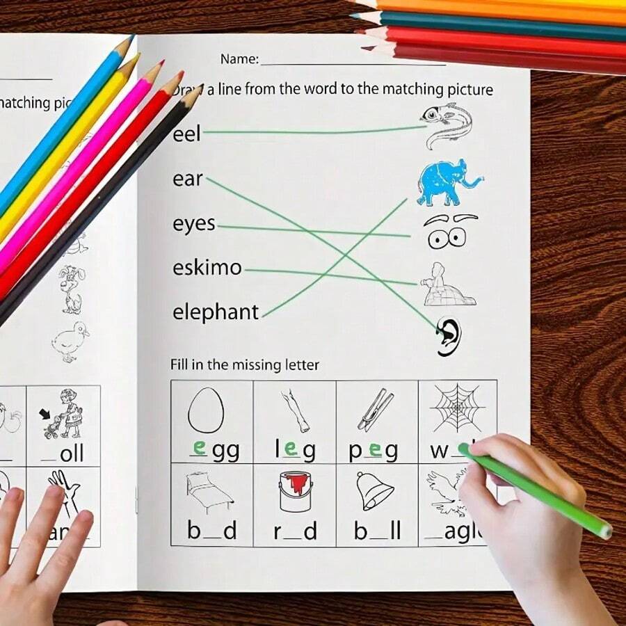 儿童活动手册：寓教于乐，适合幼儿和儿童——家庭、学校和送礼的理想之选 - LL-ertongshu2 - 查看 1