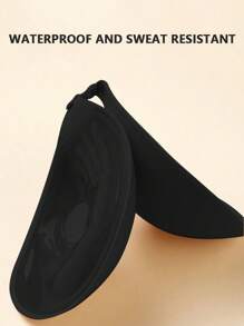 Invisible Strapless Sticky Silicone Bra Cups, Thick 3CM Gather & Lift Push Up Bra Pads For Small Bust, Hidden Bra Cups For Dresses & Gowns - Black - View 9