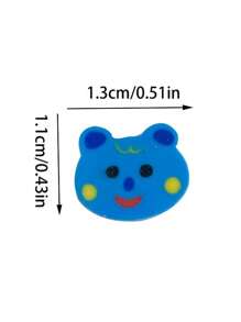 50pcs Mini Animals, Fruits, Numbers, Cake Erasers - Colorful And Creative Pencil Erasers, Suitable For Classroom Rewards, Party Favors And Office Supplies. Colors And Patterns Are Random.