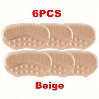 2/6 pezzi Adesivi per tacco anti-caduta, adesivi anti-usura per scarpe con tacco alto, piccolo accessorio per cambiare la misura delle scarpe, adatto per scarpe in pelle, pad per cambiare di mezza misura