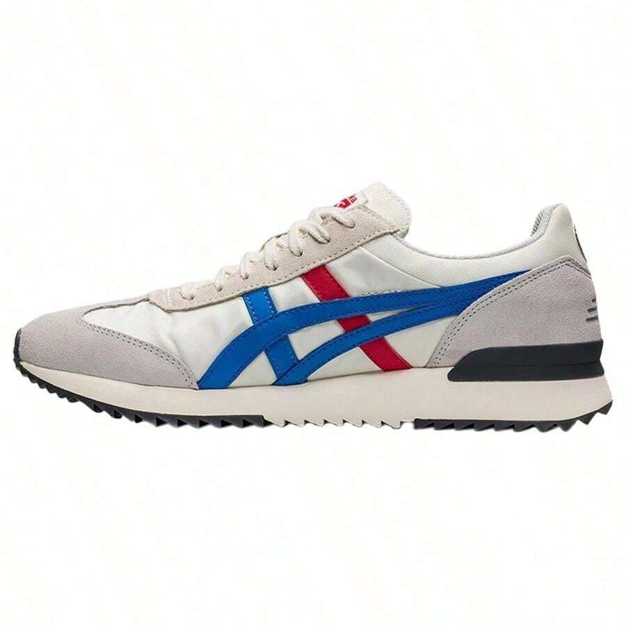 Onitsuka Tiger 适合日常穿着的男士休闲百搭舒适运动鞋 - 白灰色 - 查看 1