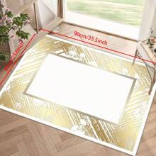 [Crystal Fleece 700g/㎡ Dotted Bottom 5mm Thickness] European-Style Living Room Bedroom Carpet, Washable, Non-Slip, Stain-Resistant Backing, Suitable For Bedroom, Dining Room, Kitchen, Office, Entrance, Living Room, Farmhouse Decoration, Indoor & Outdoor