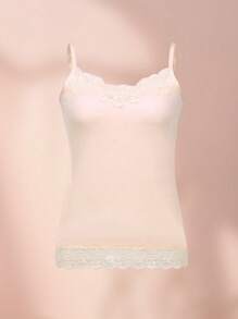 5pcs/Set Women Lace Trim Camisole Sleeveless Undershirts