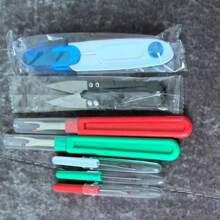 Juego de descosedores y quitaehilos de costura, set de 5 piezas/7 piezas, descosedor, tijeras, quitaetiquetas de ropa, apto para costura DIY (color aleatorio)
