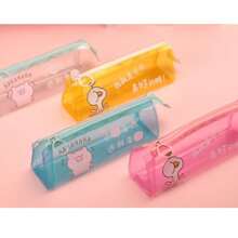 1pc Simple & Convenient Large Capacity Pencil Case Pouch