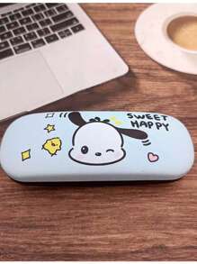 Sanrio Astuccio per occhiali carino con il personaggio Kuromi viola per donna, organizer per gioielli e occhiali da sole rosa con stampa My Melody, resistente e compressibile, accessorio portaocchiali estivo blu Cinnamoroll essenziale per auto e viaggio, portaocchiali da scrivania per scuola e ufficio, articoli Pochacco, regali di gruppo per damigelle, infermiere e insegnanti, regali per ragazze per vacanze e compleanni, articoli autorizzati Sanrio.