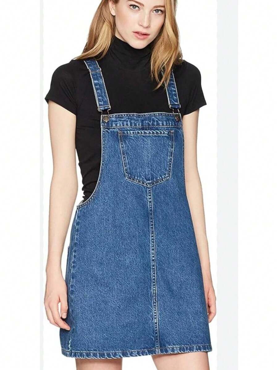 Jardinera Jumper Mezclilla - azul real - Ver 1