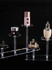 Acrylic Trapezoid Display Shelf, Multi-Function Holder Rack For Cosmetics, Jewelry, Collectibles, Figurines