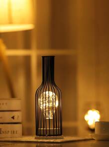 1 Piece Of Wine Bottle LED Night Light, Decorative Bottle/Glass - Warm Light, Battery-Powered (AA Batteries Not Included) - Perfect For The Ambience Of Bedroom And Living Room, Bedroom LED Light