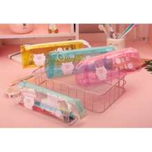 1pc Simple & Convenient Large Capacity Pencil Case Pouch