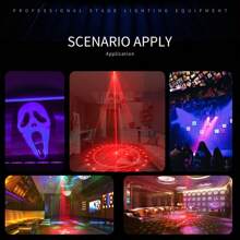 Dj Disco Lights, USB Party Stage Lights, 120 LED Patterns Sound Activated And Strobe Effects With Remote Control For  Birthday, Family Gathering, Karaoke, Christmas, Wedding