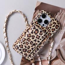 1 件多功能钱包式手机壳，带化妆镜、卡槽和挂绳，适用于 17 Air 16 16E 15 14 Plus 13 12 11 Pro Max、Pixel 10 9 Pro XL 6 7 8 6a 7a 8a 9a、Galaxy A03 A03S A06 A16 A25 A36 A56 A73 A04S A81 A12 A13 A14 A22 A23 A24 A32 A52 A71 4G A34 A42 A53，时尚纹理 PU 皮革设计 - 棕色 - 查看 4