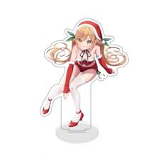 Anime Kimi No Koto Ga Dai Dai Dai Dai Daisuki Na Hyaku-Nin No Kanojo Decoración de marca de soporte acrílico de conejo de Pascua de 15 cm de alto