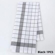 1/2/4/6/8/12 pièces Serviettes de cuisine ultra-douces, super absorbantes, à motifs carreaux et rayures, chiffons à vaisselle rouges / bleus / noirs, parfaits pour la maison et la salle à manger