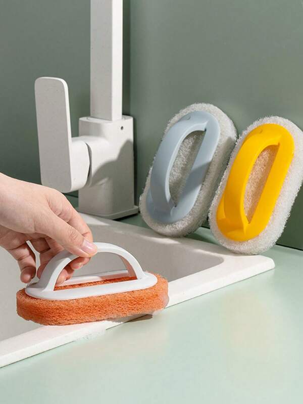 Cleaning Brush Set - Bathtub, Tile, Kitchen, Pot, Dish Scrubber, Sponge