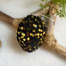 Easter Tree Hanging Decorations 8 Pieces Cute Sequined Egg Spring Ornaments For Home Party Holiday Decor Supplies