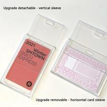 经典亚克力防水卡套 横版、竖版自主选择 柔软透明社保/医保/信用卡钱包收纳袋