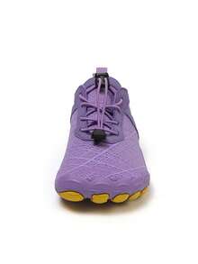 أحذية مائية سريعة الجفاف للجنسين | تصميم قدم عاري قابل للتنفس مع قبضة مانعة للانزلاق | مثالية للشاطئ والتنزه والقوارب - الأرجواني - مشاهدة 3