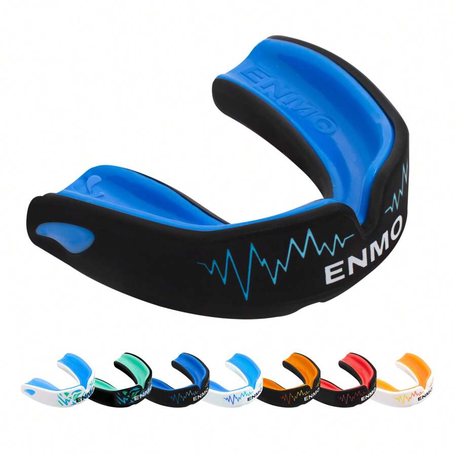 Enmo Maxilla Pro Mouthguard-Adult, Radio Black/Blue - Navy Blue - View 1