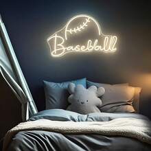 1 Stück individuell anpassbare getrennte Neon-Lichtmasten für Fans, leuchtende Neonlichter, geeignet für Heimdekoration, Kinderzimmerdekoration, Café-Dekoration, Restaurantdekoration, Gartendekoration, Partydekoration und mehr.