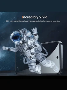 3 Packs VIVO/IQOO Mobile Phone Black Edge High-Definition Tempered Glass Screen Protector, Full Coverage, Easy Installation, High-Definition, Bubble-Free. Anti-Scratch, Shatterproof, Tempered Glass Screen Protector. Suitable For VIVO VIVO V17/V19/VIVO V20 Glass Screen Tempered Film - Clear - View 10
