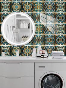 10 piezas de papel tapiz decorativo para el hogar, adhesivos de pared de mosaico creativos DIY autoadhesivos, antiadherentes y antiensuciamiento para cocina, baño, sala de estar, dormitorio y fondo de pared de TV para embellecer el espacio