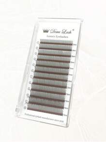 Extensiones de pestañas postizas 5D Flora de 8-15mm de estilo C, suaves, con efectos de volumen en 12 filas