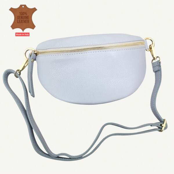 Bolsa de cintura de couro PU de metal feminina, nova bolsa casual pequena transversal, bolsa de ombro de cor sólida, bolsa de peito prática, minimalista e versátil