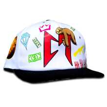1 gorra CT GRAFITTI NATANAEL C A N O tadeo visera CURVA moda BLANCO regalo - Negro - Ver 1