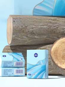 10 piezas/Set Servilletas de bolsillo portátiles tipo abanico, mini servilletas para llevar