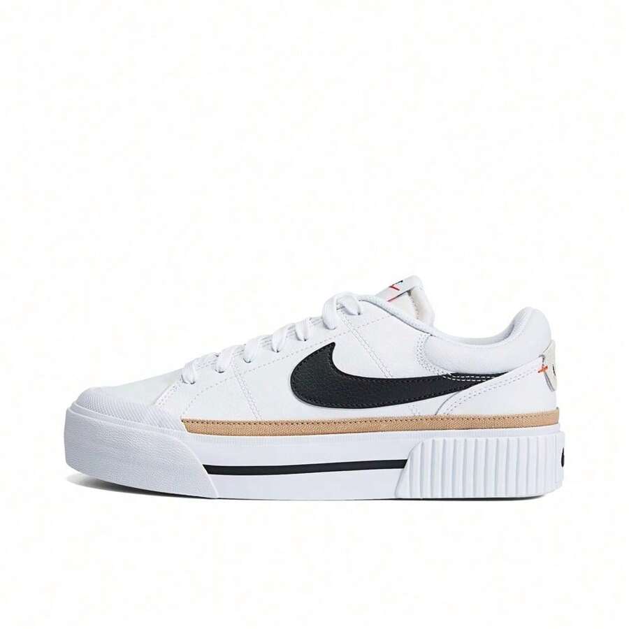 Nike Women's WMNS COURT LEGACY LIFT Casual Colorblock Sneakers, Campus Versatile Shoes DM7590-100