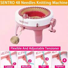 Knitting Machine 48 Needles, Smart Knitting Crochet Machine, Double Knit Loom Machine Kit,Knitting & Crochet Kit For Beginners,Adult/Children's Set DIY Knitting Loom Machine - Pink - View 4